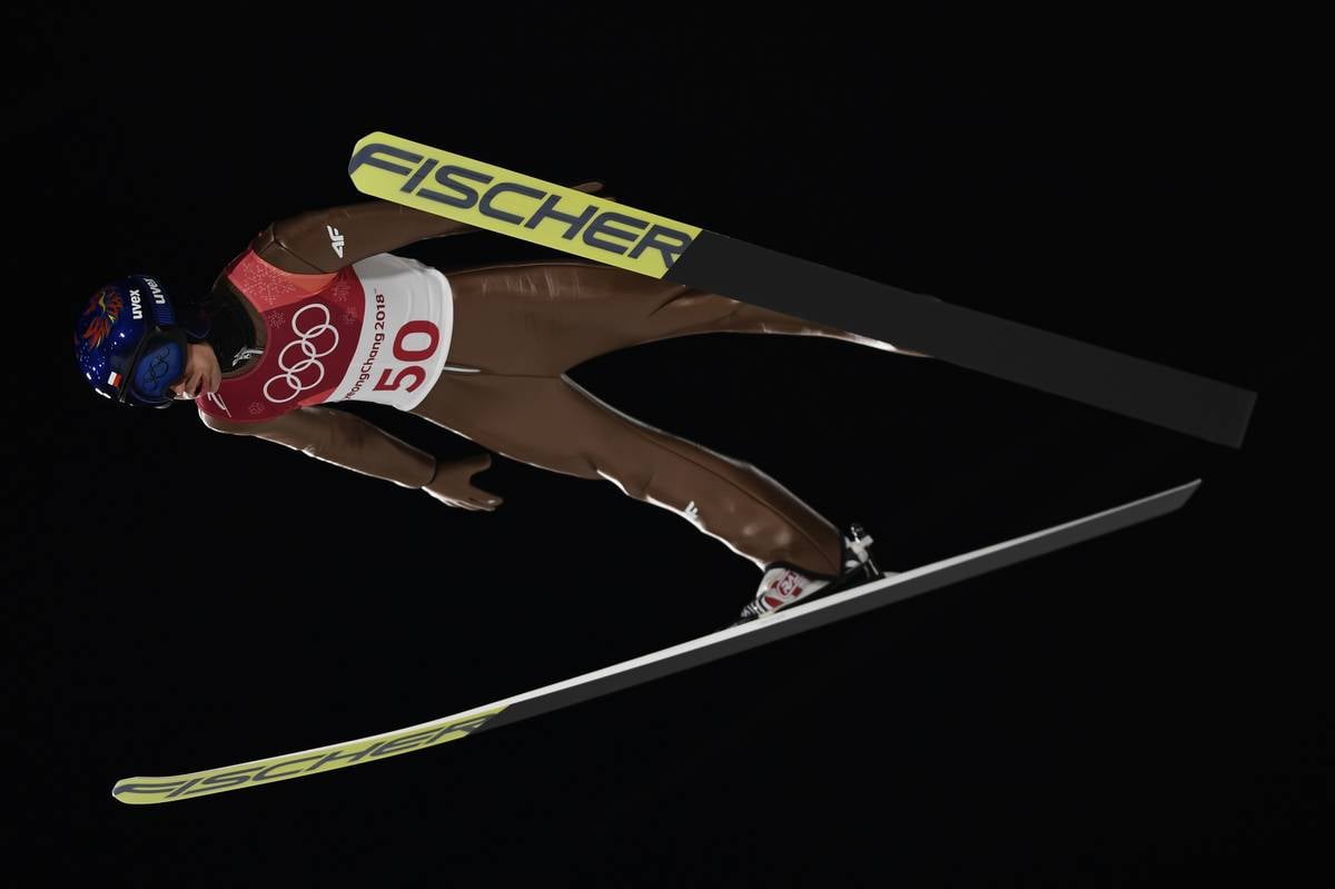 Olympique, Kamil Stoch, Pyeongchang, saut à ski, montagne, tremplin, Pologne