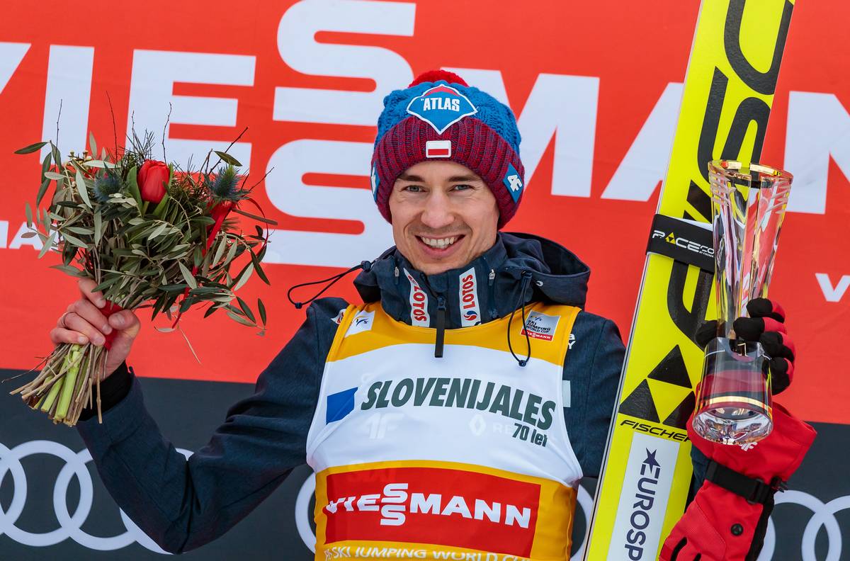 SAUT A SKI - Le Polonais Kamil Stock a signé une nouvelle victoire à l’occasion du concours de vol à ski à Planica.