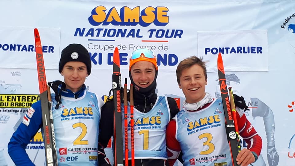 SKI DE FOND - Après les dames, place aux jeunes skieurs à Prémanon à l'occasion de la mass-start 10 km libre du Samse national tour U17 remportée en solitaire par Mathis Desloges.