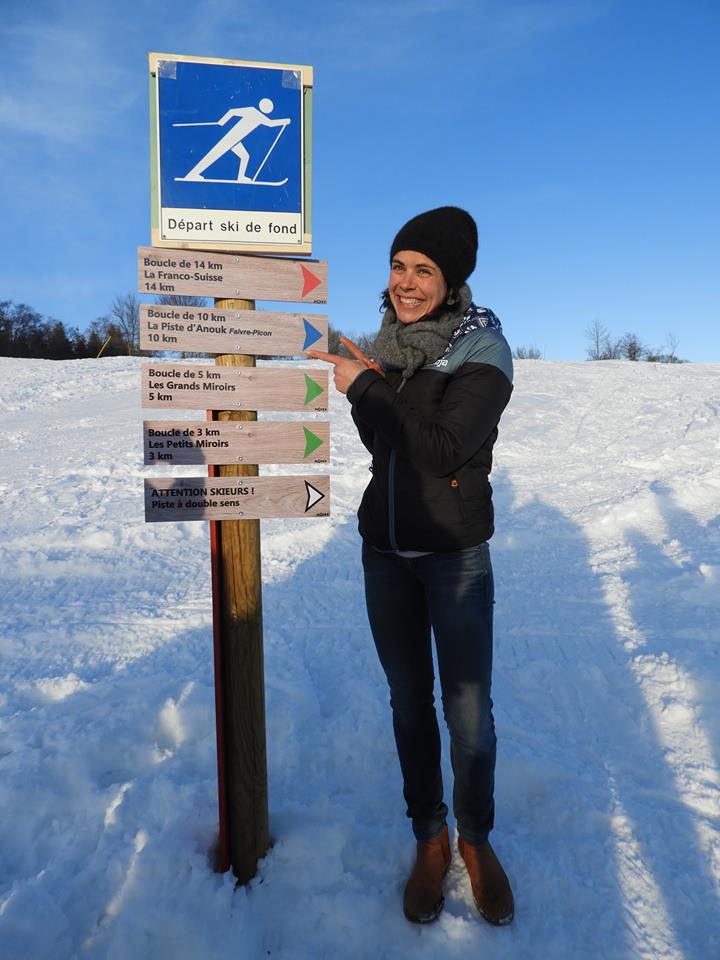 SKI DE FOND - La Ville de Pontarlier vient d’inaugurer une piste de ski de fond dédiée à sa championne Anouk Faivre-Picon, au départ du Gounefay.