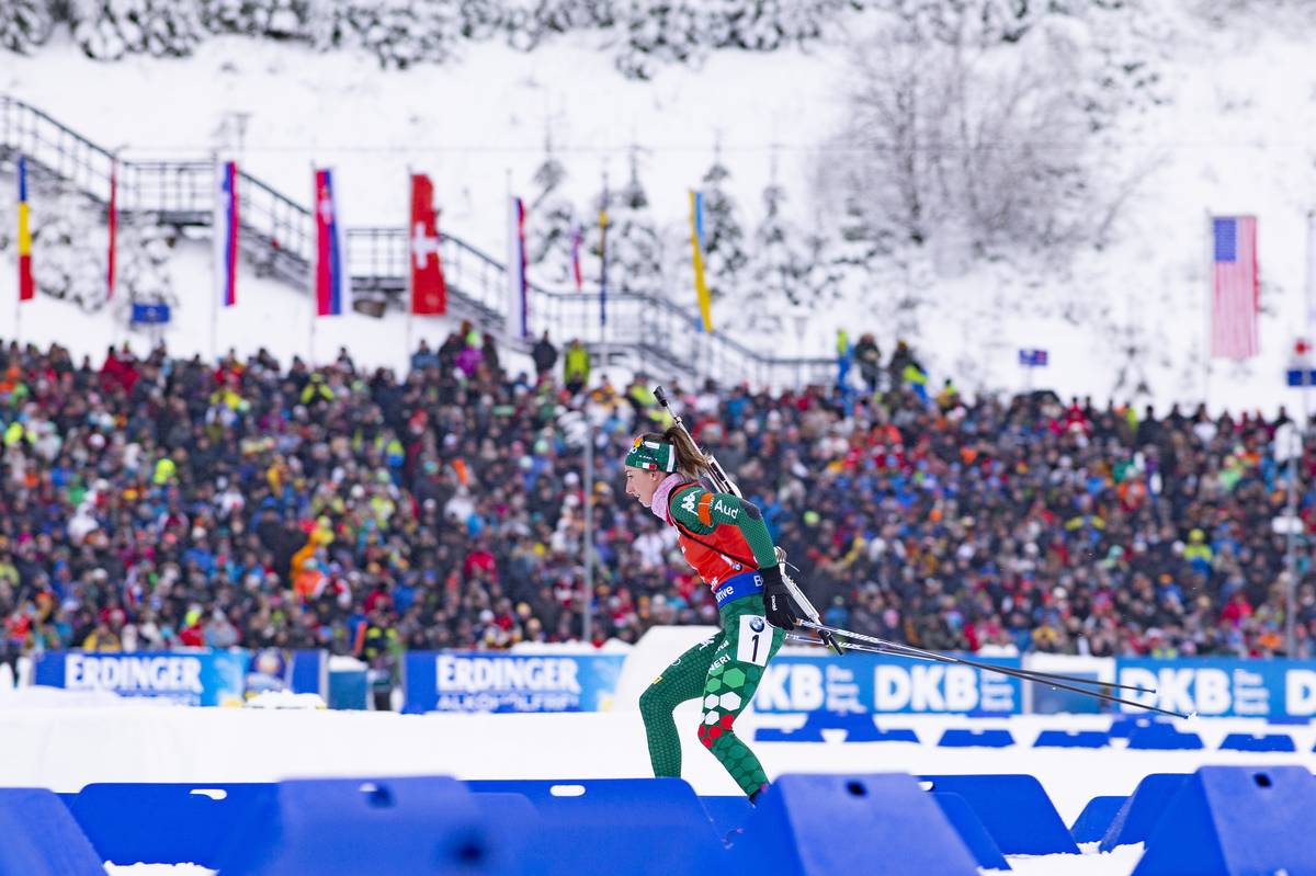 une, coupe du monde, biathlon, Oberhof, Allemagne, Lisa Vittozzi