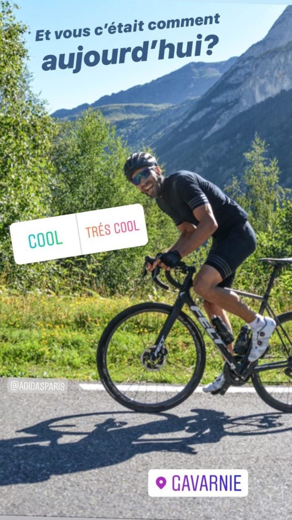Martin Fourcade, cyclisme, col de Tentes