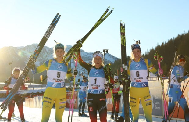 Hanna Oeberg, Elvira Oeberg, Tiril Eckhoff, biathlon, Hochfilzen