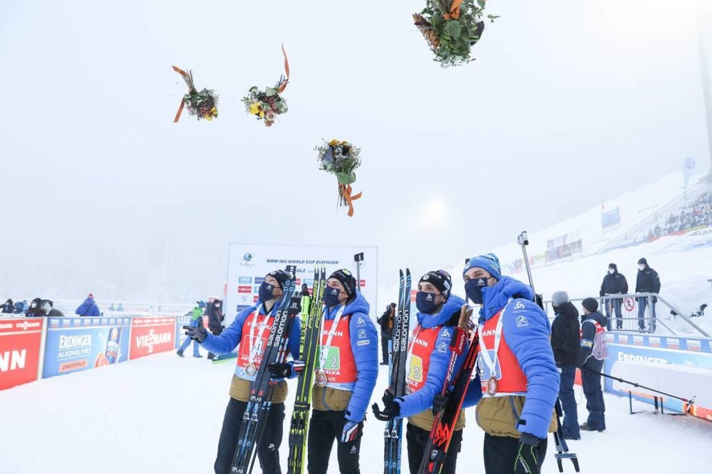 Emilien Jacquelin, biathlon, Antholz, Quentin Fillon-Maillet, Simon Desthieux, Antonin Guigonnat