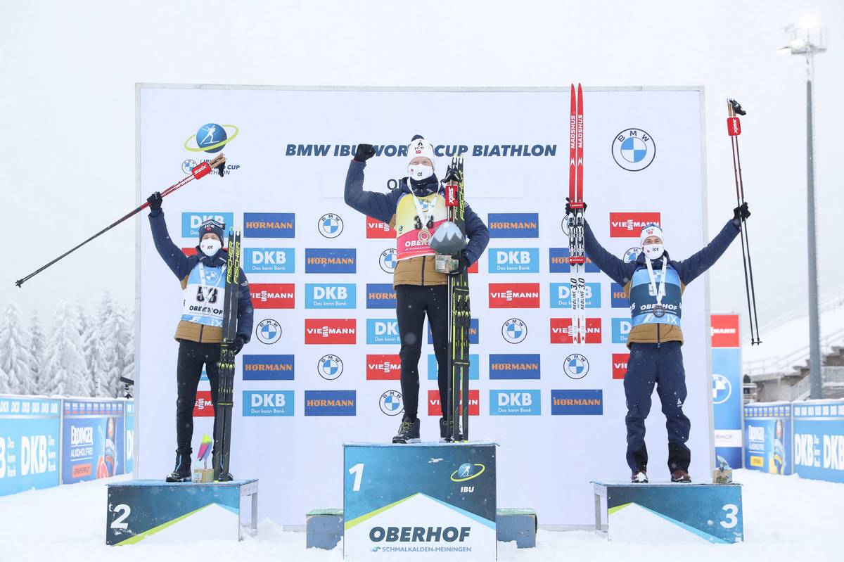 Tarjei Boe, Johannes Thingnes Boe, Sturla Holm Laegreid, Oberhof, biathlon