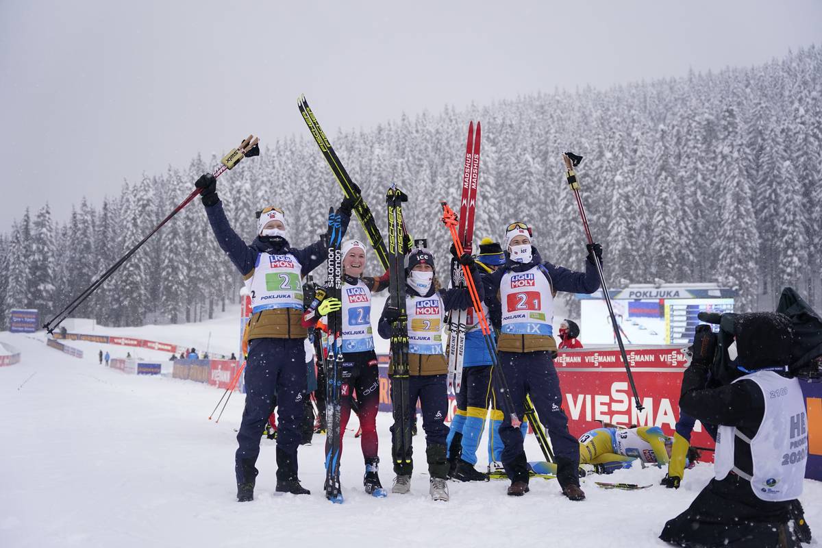 Johannes Thingnes Boe, Sturla Holm Laegreid, Tiril Eckhoff, Marte Olsbu Roeiseland, biathlon, Pokljuka