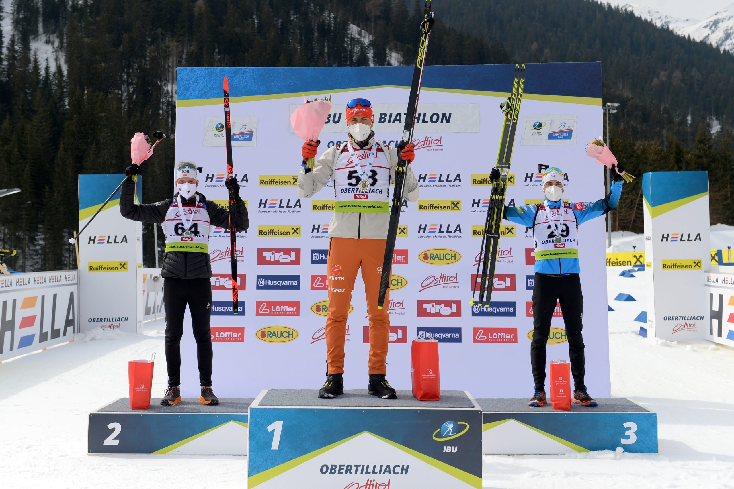 Philipp Nawrath, biathlon, Obertilliach, Hugo Rivail, Aleksander Fjeld Andersen