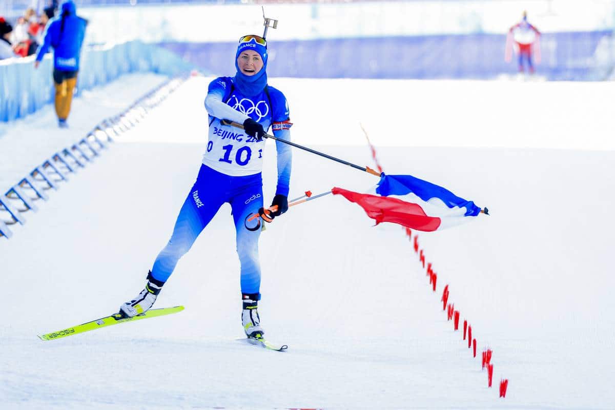 Justine Braisaz, Biathlon, ski de fond, combiné nordique, saut à ski, saut spécial, nordicmag, Nordic Mag, nordic mag biathlon, biathlon 2022, ski nordique, biathlon magazine, Nordic Magazine, ski nordique
