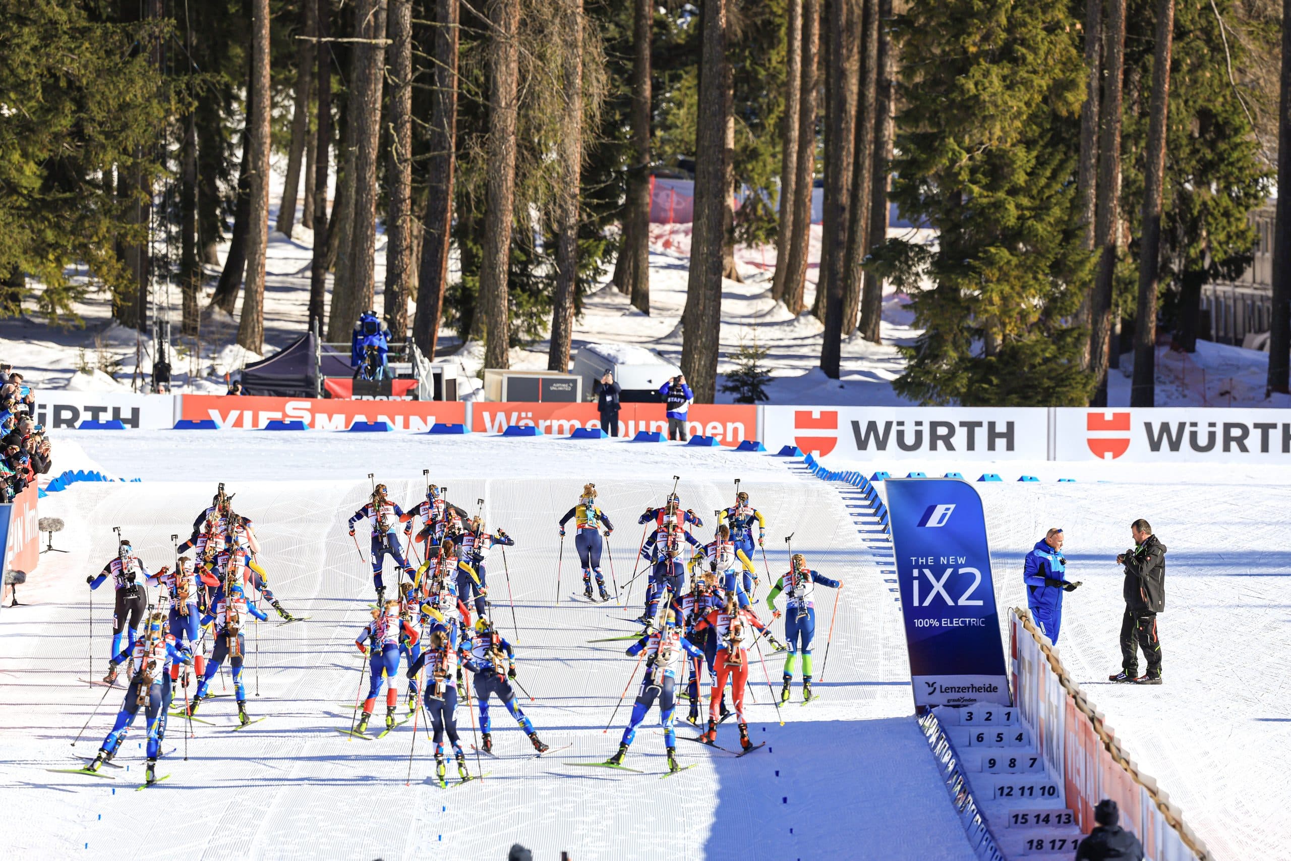 Biathlon l'IBU innove en prévoyant des massstarts dès la première