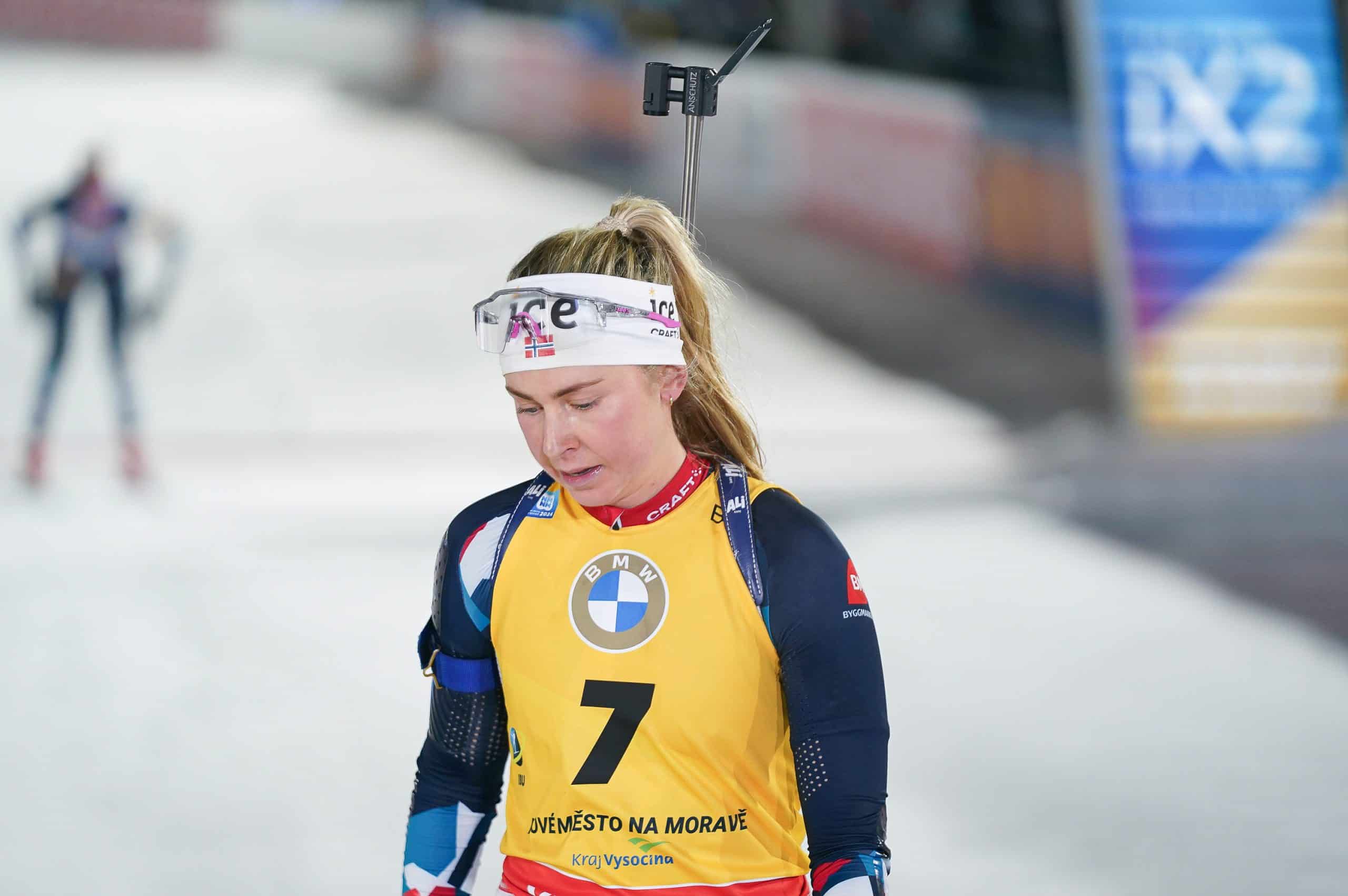Biathlon « Le cauchemar continue » Ingrid Landmark Tandrevold n