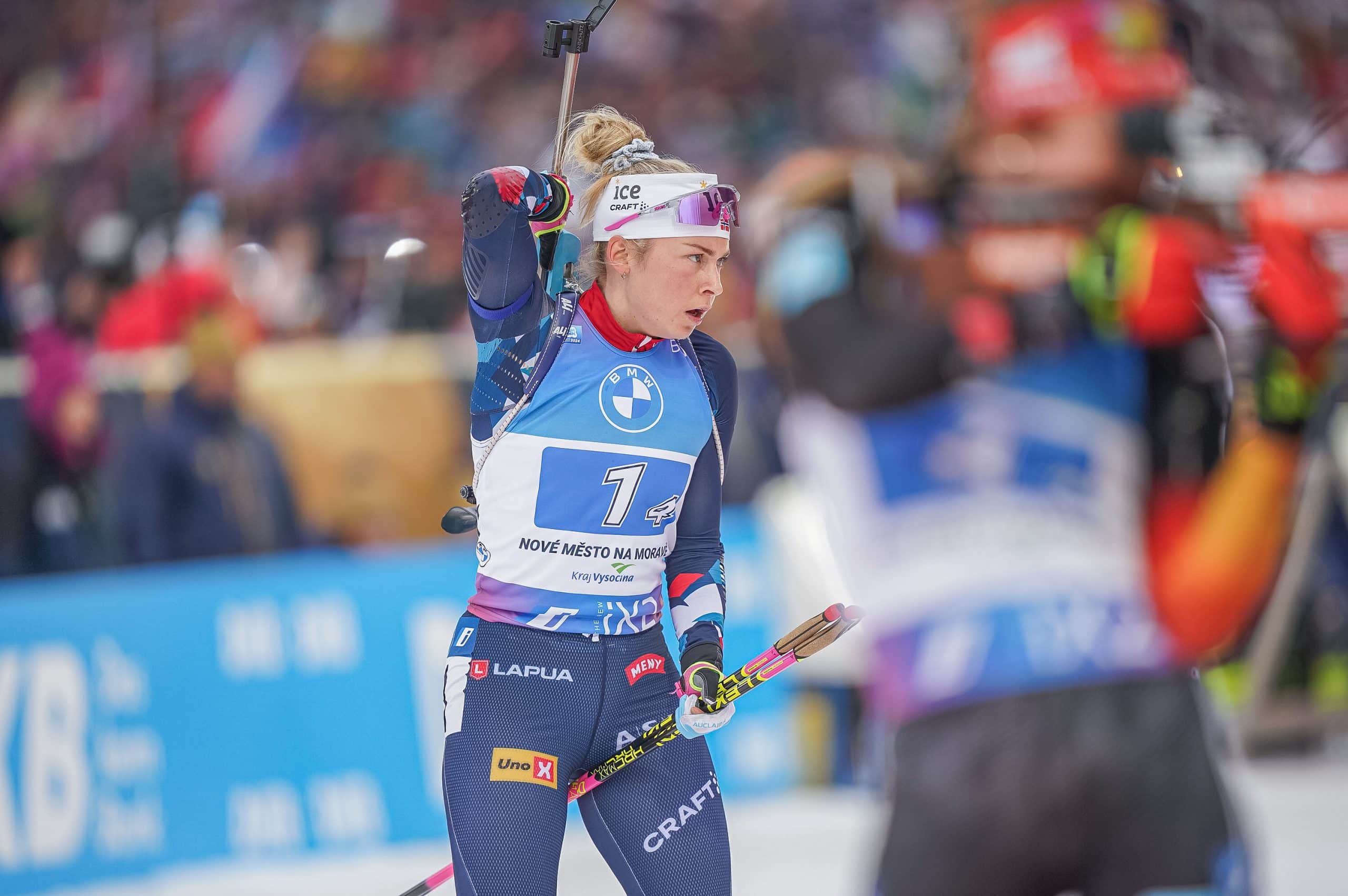 Biathlon Nove Mesto Ingrid Landmark Tandrevold prendra bien le